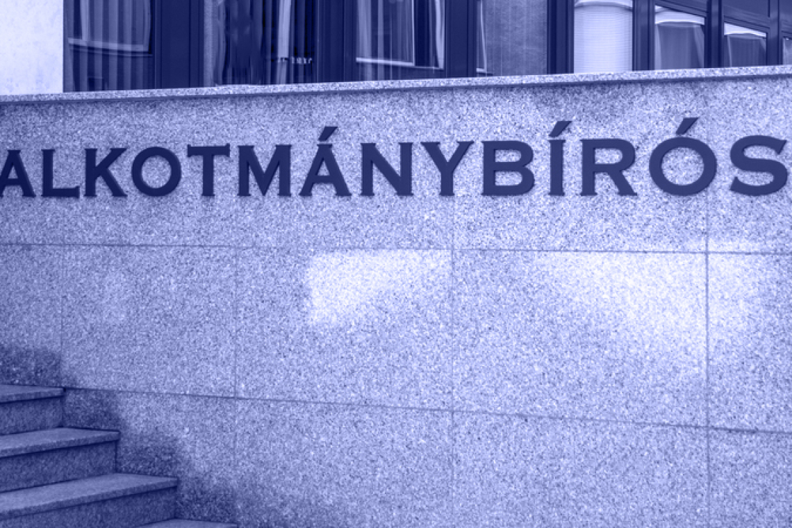 Az Alkotmánybíróság 2017. november 6 és 7-i teljes ülésének napirendje